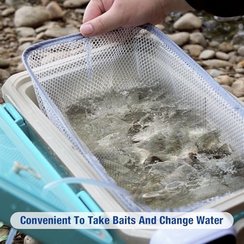 Ghosthorn 11/15QT Cooler Live Bait Bucket with 4000mAh Rechargeable Aerator - Image 6