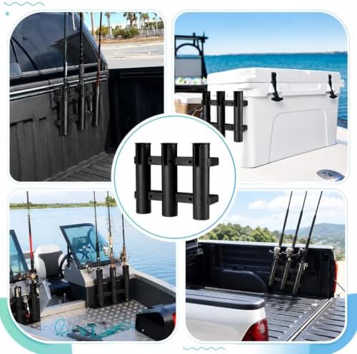 2 Pcs Rod Holders for Fishing Boat with Screws - Image 7