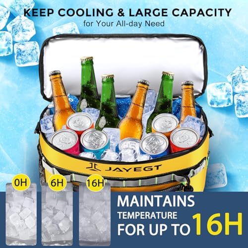 Kayak Cooler Behind Seat - Waterproof Cooler Bag Compatible with Lawn-Chair Seat Kayak，Kayak Accessories Camping Cooler, Portable Ice Chest for Fishing, Beach, Travel,Picnic, Cooler Leak-Proof - Image 3