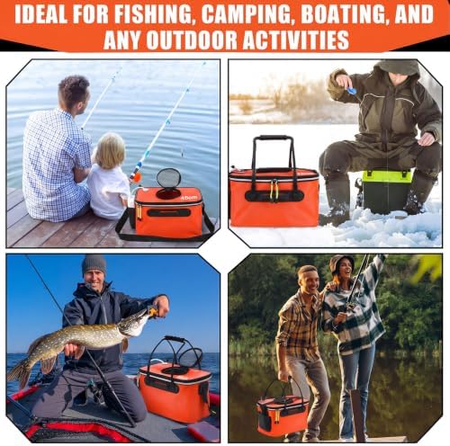 2 Pcs Fishing Bucket and Live Bait Aerator - Image 7