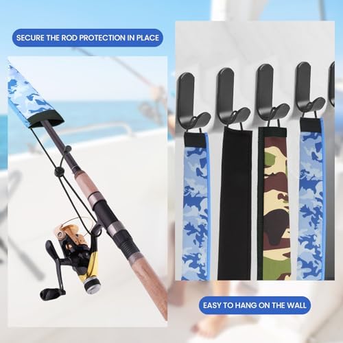 Neoprene Camo Fishing Rod Sleeves,Fishing Pole Sleeves,Fishing Rod Socks - Image 4
