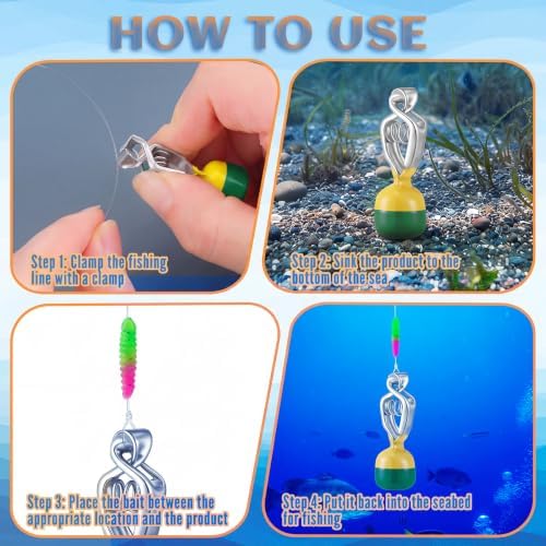 Copkim 4 Pcs Clip-on Fishing Depth Finder - Image 3