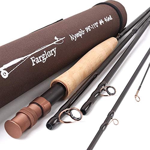 Maxcatch Farglory Euro Nymph Fly Fishing Rod, 4-in-1, Mod Fast Action, Czech Nymphing Style by Maxcatch