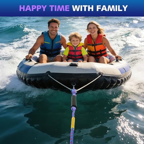 60FT 3-6K Boat Tow Rope for Tubing - Image 7