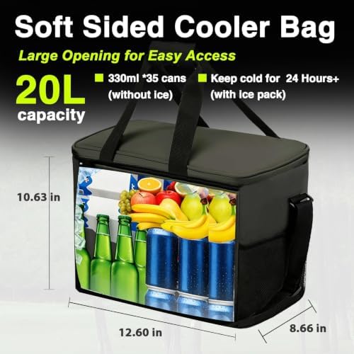 Backpack Cooler Insulated Leakproof, Soft Cooler Backpack for Beach - Image 3