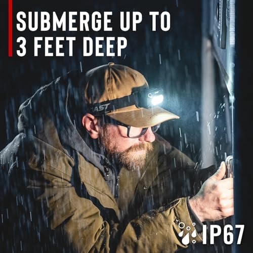 Coast FLX10R 1000 Lumen Waterproof USB-C Rechargeable LED Headlamp, Red & Green Light Modes, Flood & Spot, 2-Pack - Image 7