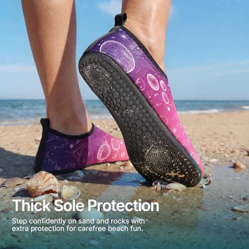 Water Shoes for Women Men Quick-Dry Aqua Socks Swim Beach Outfits Barefoot - Image 2