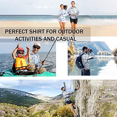Men's UPF 50+ Sun Protection Hoodie, Long Sleeve Fishing Shirt - Image 6