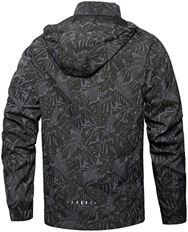 Men's Lightweight Waterproof Rain Jacket,Shell Hooded Outdoor Raincoat Hiking Windbreake jacket - Image 3