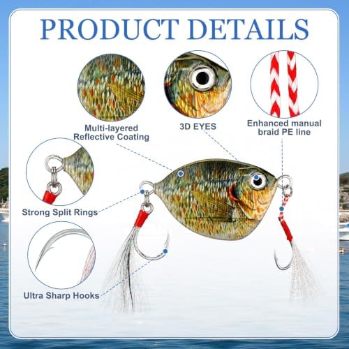 Saltwater Fishing Lure Slow Pitch Jig - Image 3
