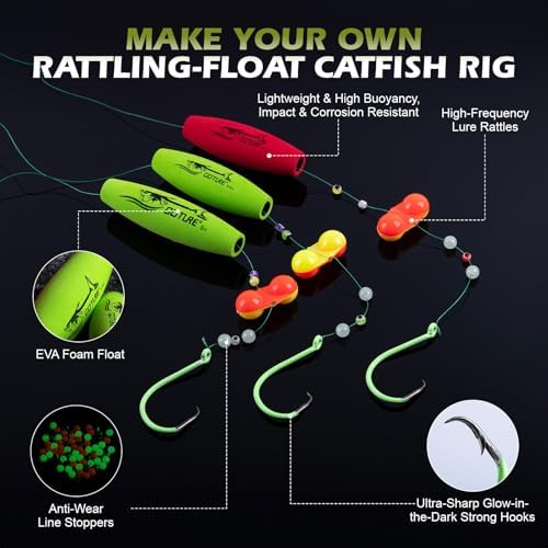 Goture Catfish Rig Making Kit,274pcs/300pcs Catfishing Tackle - Image 2
