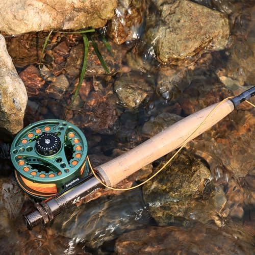 Sougayilang 5/6 Weight 9ft Fly Rod, 4-Piece Graphite Rod, Die Cast Aluminum Reel, Carrying Case, Fly Box & Fishing Flies Combo Starter Kit - Image 7