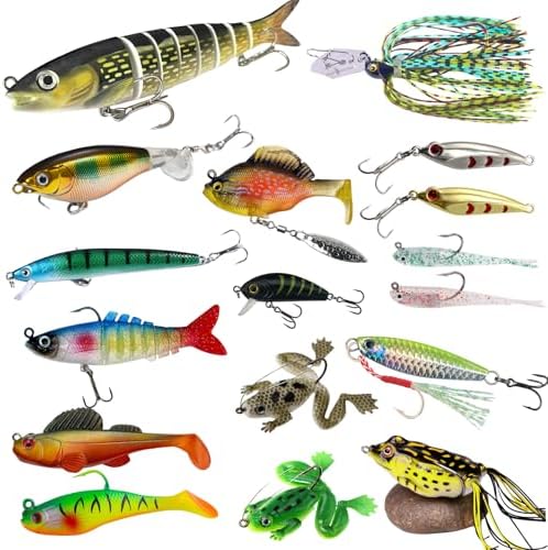 600 Pcs/Tackle Box Fishing Kit-Fishing Hooks,Sinkers, Swivels Snaps,Top Water Lure,Spoons,Soft Lures,Jig Heads, Frogs, Minnow, Accessories Equipment- Saltwater Freshwater Bass Bait Gear - Image 3