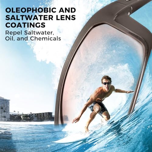 KastKing Huzzah Polarized Sport Sunglasses for Men and Women, Wrap Design - Image 2