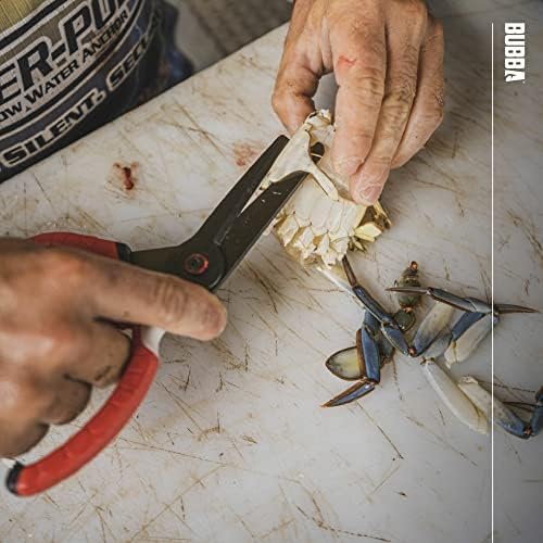 BUBBA Large Shears Fishing Tool With Micro-Serrated Blades for Braided Line - Clip Sheath Included - Image 2