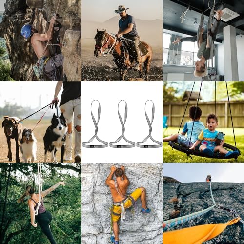 18MM Nylon Climbing Sling Runner 23KN CE2008/EN566 Rock Climbing Webbing Straps for Outdoor Climbing, Rappelling, Swing, Yoga Hammock etc - Image 4