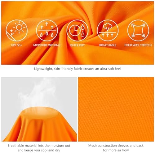 BASSDASH Fishing T Shirts for Men UV Sun Protection UPF 50+ Long Sleeve Tee T-Shirt - Image 5