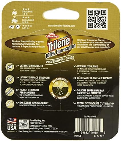 BerkleyTrilene 100% Fluorocarbon Ice Clear 0.010in | 0.25mm - Image 2