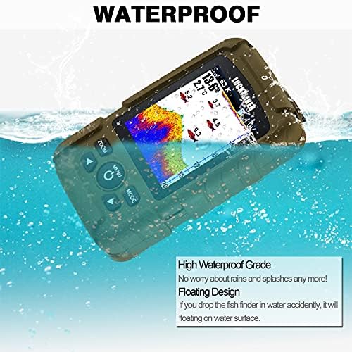 LUCKYLAKER Wired Sensor Fish Finder Boat Waterproof Portable Depth Finder Display Transducer Kayak Fish Finders Sonar Fishing Gear - Image 5