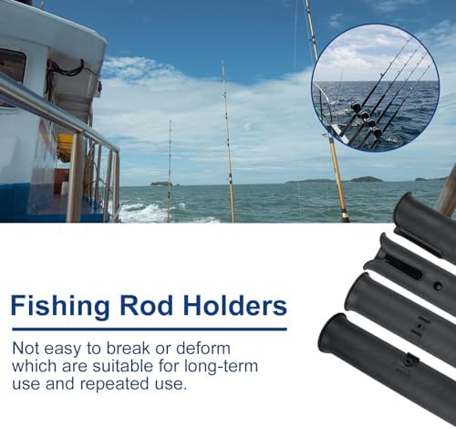 Fishing Rod Holders 6Tubes Boat Rod Holders with Screws - Image 3
