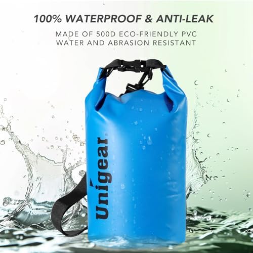 Unigear Floating Waterproof Dry Bag for Kayaking, 2L/5L/10L/20L/30L/40L - Image 2