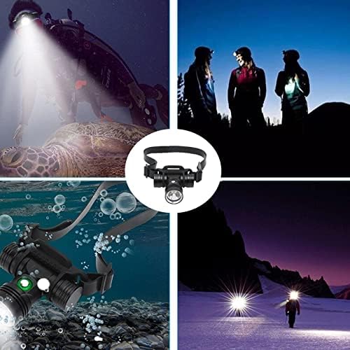 Diving Headlamp, Rechargeable Swimming Headlight Super Bright - Image 6