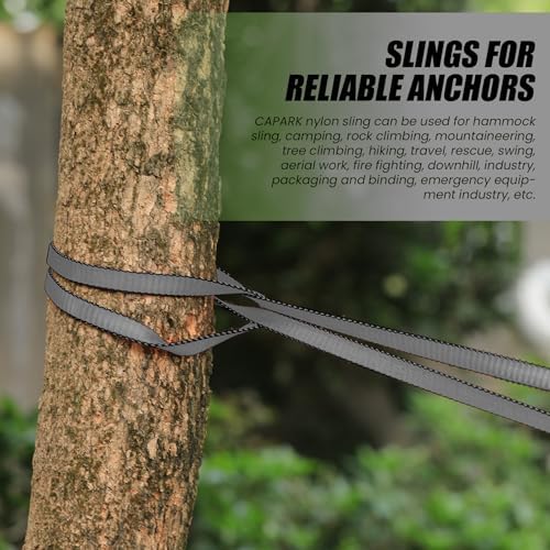 18MM Nylon Climbing Slings Runners 23 kN Strong Webbing Straps for Rock Climbing, Rappelling, Swing, Yoga Hammock etc - Image 6