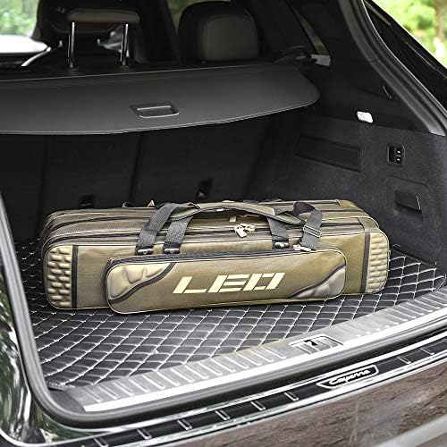 Lixada 1680D Fishing Rod Case Potable 3 Layer 90cm Waterproof Ice Fishing - Image 6