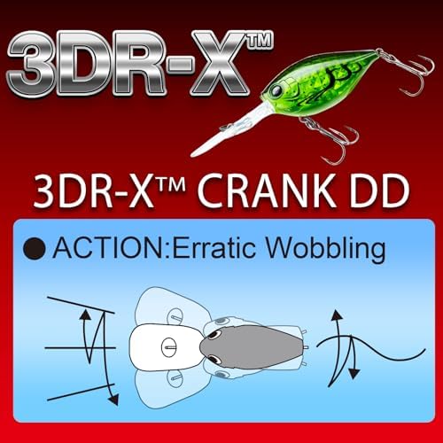 YO-Zuri 3DR-X Crank DD Floating Bass Lure 50mm Color: Sunset Shad - Image 3
