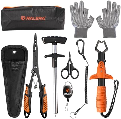 Fillet Knife Set for Beginner, Fishing Pliers Precisely, Fish Measuring Tape, Non Slip Grip Fishing Knife, Saltwater Fishing Accessories, Great Value Fishing Tackle by Unknown
