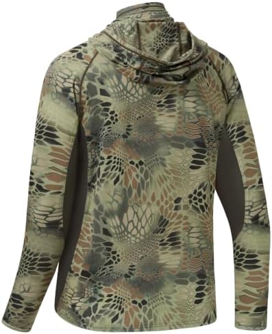 BASSDASH Men's UPF 50+ Camo Long Sleeve Hunting Fishing Hoodie Shirt - Image 3