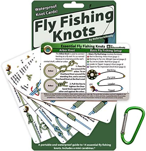 ReferenceReady Fly Fishing Knot Cards: Waterproof Pocket Guide to 14 Knots by ReferenceReady