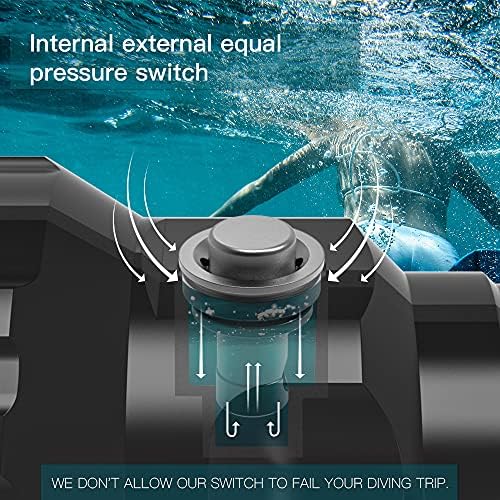 Wurkkos DL70 Dive Light Scuba Diving - 13000lm Super Bright Dive Flashlight 150m IPX8 Waterproof Torch LED Submarine Flashlight - Underwater Flashlight for Diving 4 Mode for Underwater Activity - Image 5