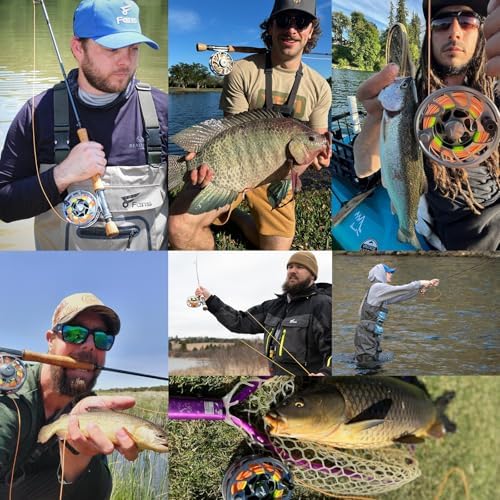 8Fans Fly Fishing Rod and Reel Combo, 4-Piece Slow Action Fly Rod - Image 2