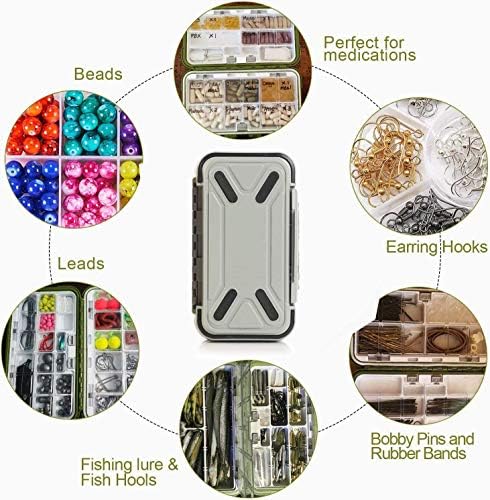 Fishing Lure Boxes, Waterproof Portable Tackle Box Organizer With Storing Tackle Set Plastic Storage - Mini Utility Lures Fishing Box, Small Organizer Box - Image 2