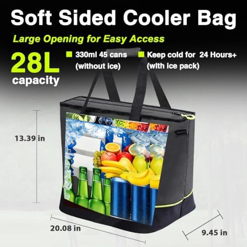 Backpack Cooler Insulated Leakproof, Soft Cooler Backpack for Beach - Image 3