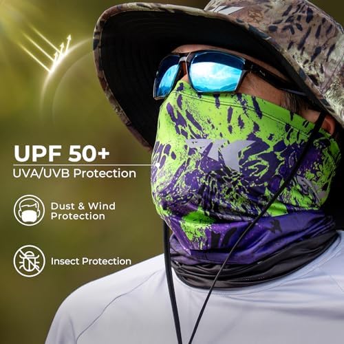 KastKing Sol Armis UPF50+ Neck Gaiter, Hydrocool Fishing Mask, Men & Women - Image 2