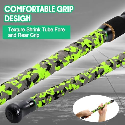 Sougayilang Surf Spinning Fishing Rod Carbon Travel Surf Rod M/MH 3 Piece Spinning Fishing Rod 9'/10'/11'/12' - Image 3