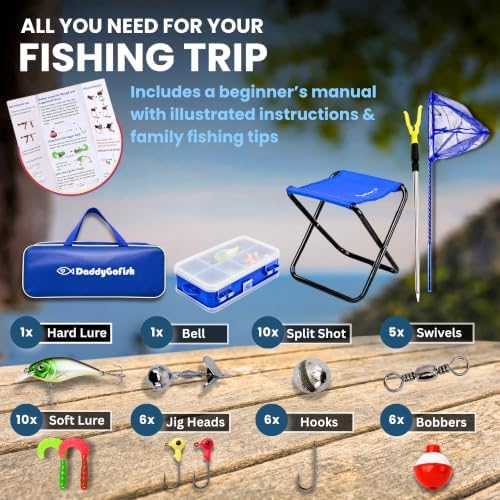Kids Fishing Pole for Boys, Girls & Youth Age, Toddler Fishing Pole Set Kit - Image 2