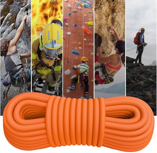 X XBEN Outdoor Climbing Rope 10M(32ft) 20M(64ft) 30M(96ft) 50M(160ft) 70M(230ft) 152M(500FT) 352M(1000FT) Static Rock Climbing Rope for Escape Rope Ice Climbing Equipment Fire Rescue Parachute - Image 6