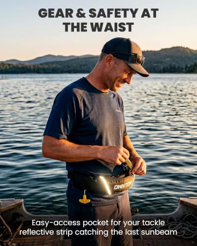 Owntop Manual Inflatable Belt Pack, Adults Swim Jacket with Blowpipe & Whistle, 24g CO2 Cylinder Included, Low Profile for Kayaking, Fishing, Paddle Sports - Image 6