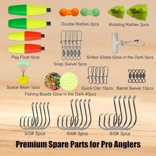 Catfish Float Rigs Kit - 6 Pre-Tied Floating Santee Cooper Rigs - Image 3