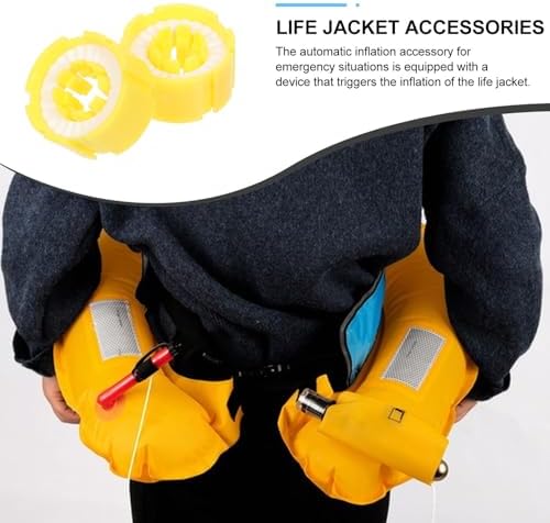 2pcs Automatic Inflatable Life Vest Accessory Replacement Bobbin for Water Sports Quick Inflation Trigger Device for Safety and Convenience - Image 3