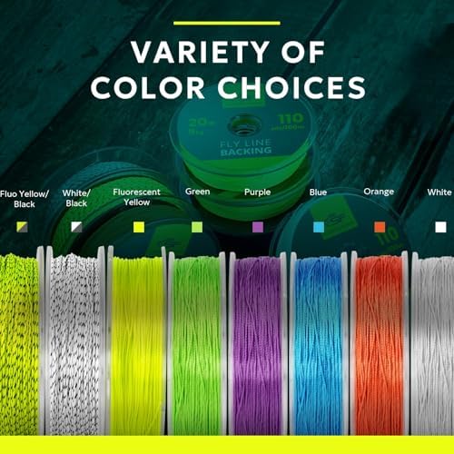 SF Fly Line Backing for Fly Fishing Braided 20/30LB Polyester Trout Salmon - Image 5