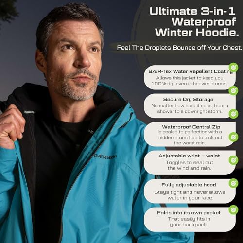 BÆRSkin Heavy-Storm Waterproof Rain Jacket 2.0 - Image 4