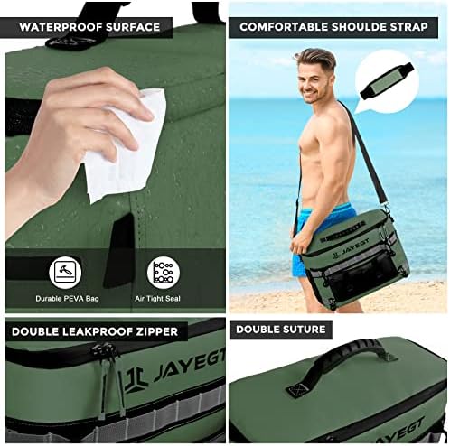 Kayak Cooler Behind Seat - Waterproof Cooler Bag Compatible with Lawn-Chair Seat Kayak，Kayak Accessories Camping Cooler, Portable Ice Chest for Fishing, Beach, Travel,Picnic, Cooler Leak-Proof - Image 6
