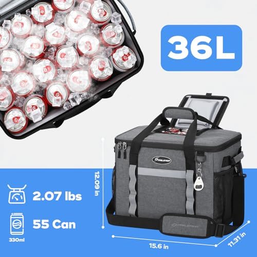 Maelstrom Soft Cooler Bag, 35/55/75 Can Beach Cooler with Flip-top Access - Image 5