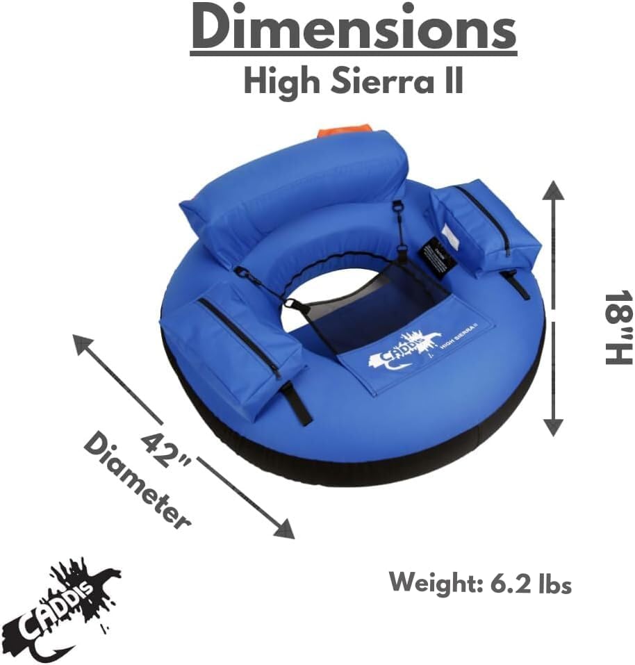 High Sierra II Inflatable Float Tube for Fishing and Angling by Caddis Sports - Image 4