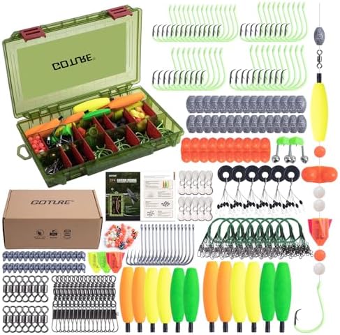 Goture Catfish Rig Making Kit,274pcs/300pcs Catfishing Tackle by Goture