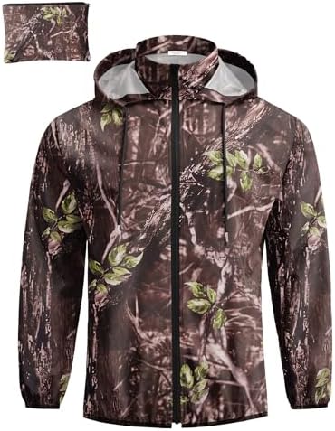 COOFANDY Men's Light Rain Jacket Packable Waterproof Raincoat Windbreaker by COOFANDY